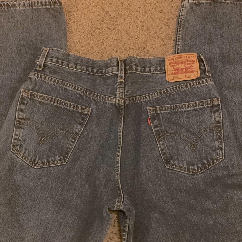 Levi’s Mens Relaxed fit 550 Jeans 36x36